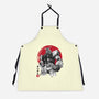 Gundam Sumi-e-Unisex-Kitchen-Apron-DrMonekers