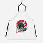 Gundam Sumi-e-Unisex-Kitchen-Apron-DrMonekers
