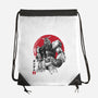 Gundam Sumi-e-None-Drawstring-Bag-DrMonekers