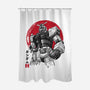 Gundam Sumi-e-None-Polyester-Shower Curtain-DrMonekers