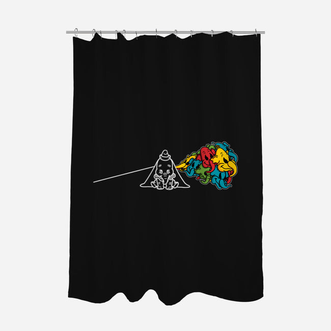 Elephant Cover-None-Polyester-Shower Curtain-Raffiti
