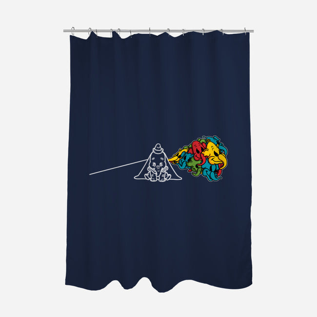 Elephant Cover-None-Polyester-Shower Curtain-Raffiti