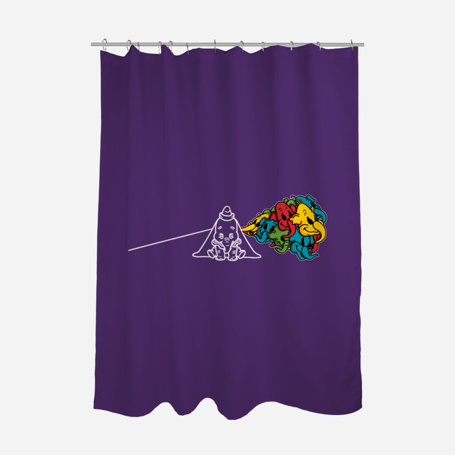 Elephant Cover-None-Polyester-Shower Curtain-Raffiti