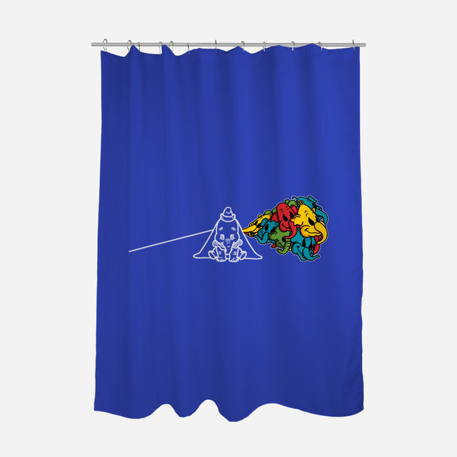 Elephant Cover-None-Polyester-Shower Curtain-Raffiti