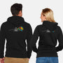 Elephant Cover-Unisex-Zip-Up-Sweatshirt-Raffiti