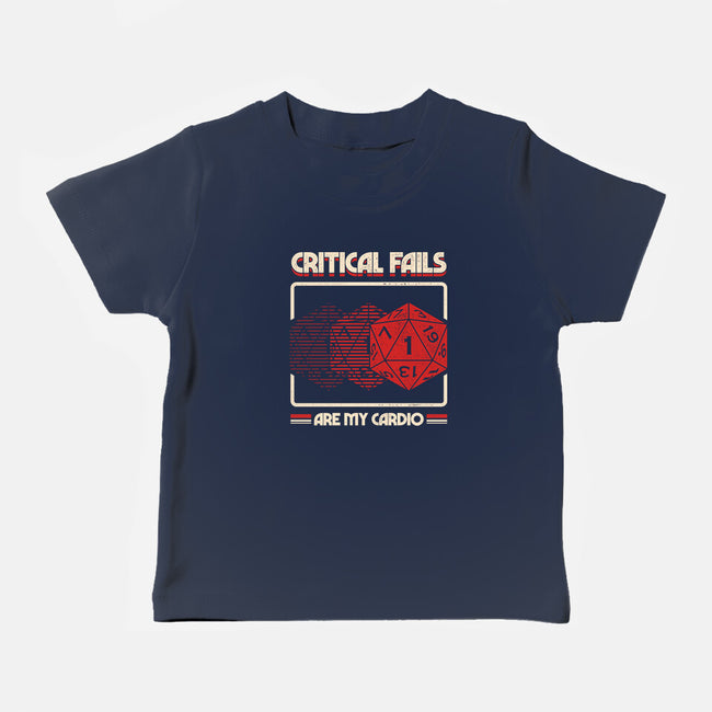 Critical Fails Are My Cardio-Baby-Basic-Tee-sachpica