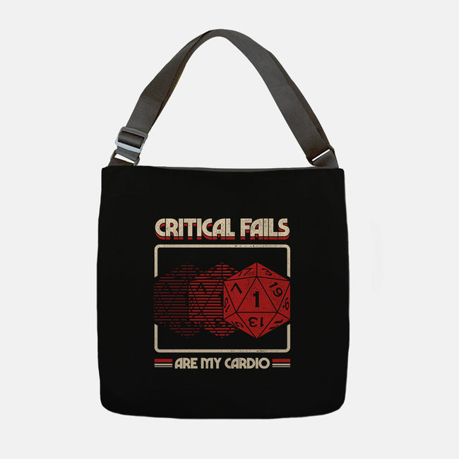 Critical Fails Are My Cardio-None-Adjustable Tote-Bag-sachpica