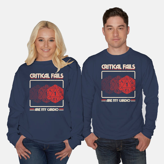 Critical Fails Are My Cardio-Unisex-Crew Neck-Sweatshirt-sachpica