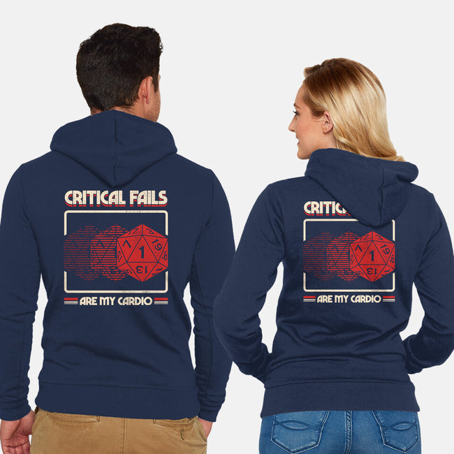 Critical Fails Are My Cardio-Unisex-Zip-Up-Sweatshirt-sachpica