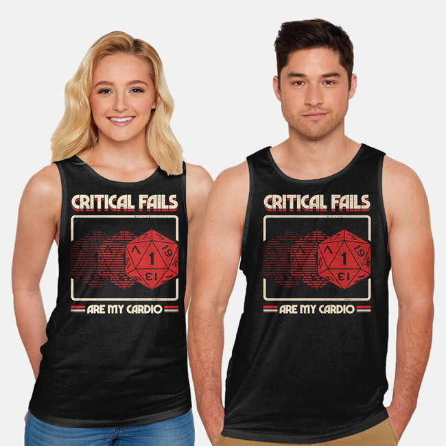 Critical Fails Are My Cardio-Unisex-Basic-Tank-sachpica