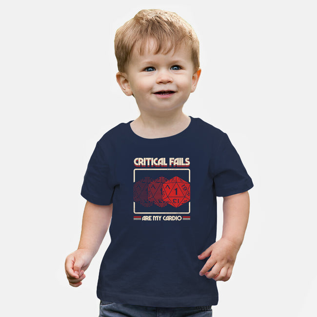 Critical Fails Are My Cardio-Baby-Basic-Tee-sachpica