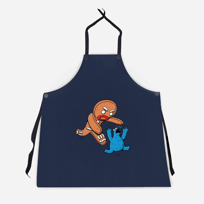 Kaiju Bread Man-Unisex-Kitchen-Apron-naomori