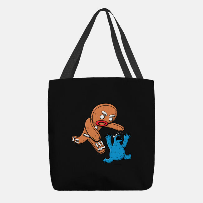 Kaiju Bread Man-None-Basic Tote-Bag-naomori