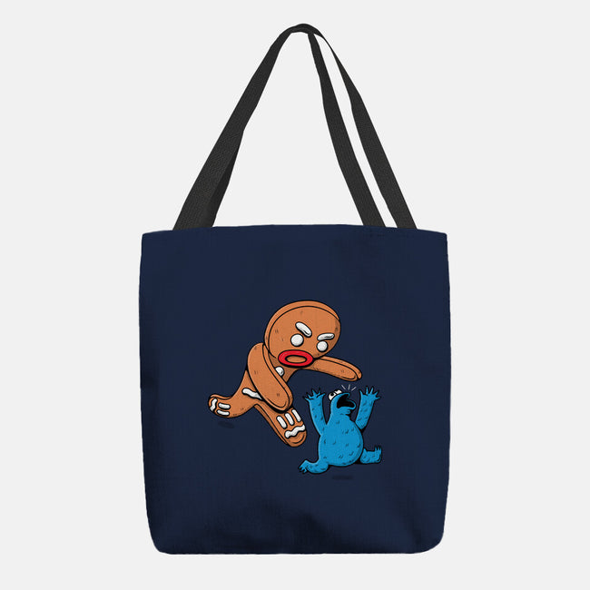 Kaiju Bread Man-None-Basic Tote-Bag-naomori