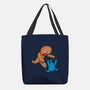 Kaiju Bread Man-None-Basic Tote-Bag-naomori
