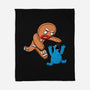 Kaiju Bread Man-None-Fleece-Blanket-naomori
