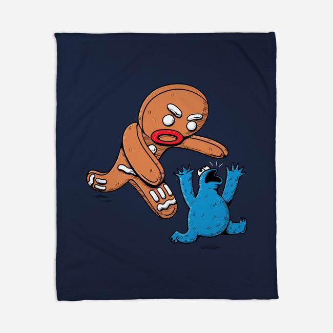 Kaiju Bread Man-None-Fleece-Blanket-naomori
