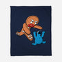 Kaiju Bread Man-None-Fleece-Blanket-naomori