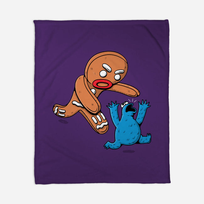 Kaiju Bread Man-None-Fleece-Blanket-naomori