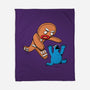 Kaiju Bread Man-None-Fleece-Blanket-naomori