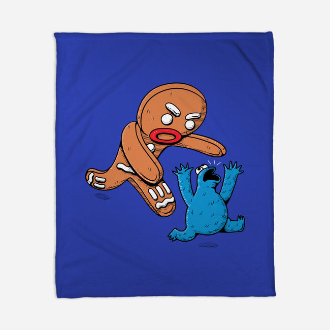 Kaiju Bread Man-None-Fleece-Blanket-naomori