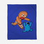 Kaiju Bread Man-None-Fleece-Blanket-naomori