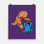 Kaiju Bread Man-None-Matte-Poster-naomori