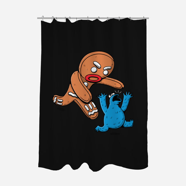 Kaiju Bread Man-None-Polyester-Shower Curtain-naomori