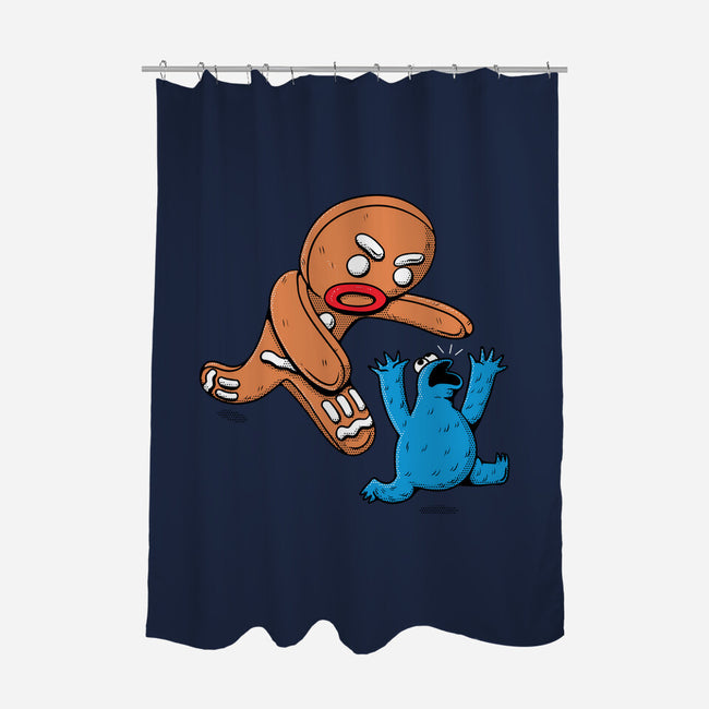 Kaiju Bread Man-None-Polyester-Shower Curtain-naomori