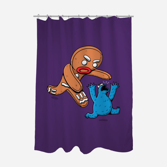 Kaiju Bread Man-None-Polyester-Shower Curtain-naomori