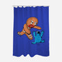 Kaiju Bread Man-None-Polyester-Shower Curtain-naomori