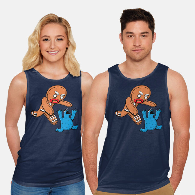 Kaiju Bread Man-Unisex-Basic-Tank-naomori