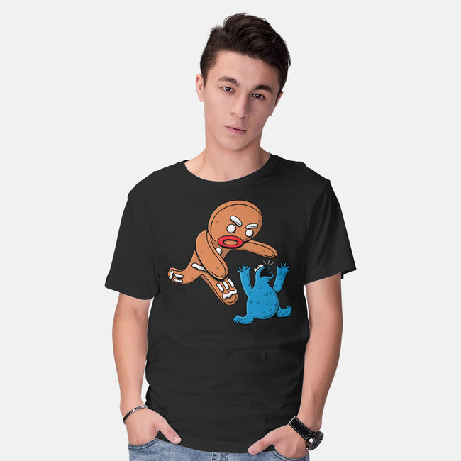 Kaiju Bread Man-Mens-Basic-Tee-naomori