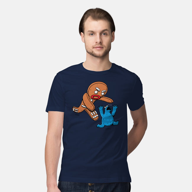 Kaiju Bread Man-Mens-Premium-Tee-naomori