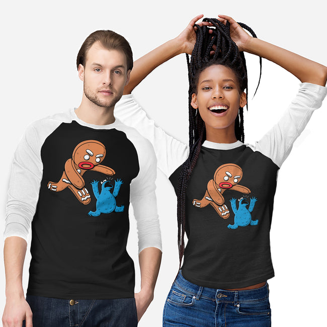 Kaiju Bread Man-Unisex-Baseball-Tee-naomori