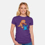 Kaiju Bread Man-Womens-Fitted-Tee-naomori