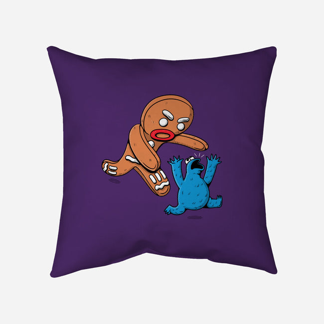 Kaiju Bread Man-None-Removable Cover w Insert-Throw Pillow-naomori