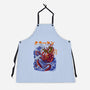 Kanagawa Kraken-Unisex-Kitchen-Apron-fanfabio