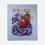 Kanagawa Kraken-None-Fleece-Blanket-fanfabio