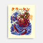 Kanagawa Kraken-None-Stretched-Canvas-fanfabio