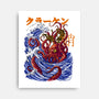 Kanagawa Kraken-None-Stretched-Canvas-fanfabio
