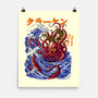 Kanagawa Kraken-None-Matte-Poster-fanfabio