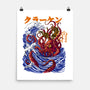 Kanagawa Kraken-None-Matte-Poster-fanfabio
