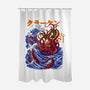 Kanagawa Kraken-None-Polyester-Shower Curtain-fanfabio