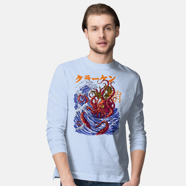 Kanagawa Kraken-Mens-Long Sleeved-Tee-fanfabio