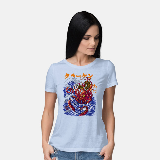 Kanagawa Kraken-Womens-Basic-Tee-fanfabio