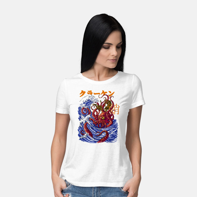 Kanagawa Kraken-Womens-Basic-Tee-fanfabio