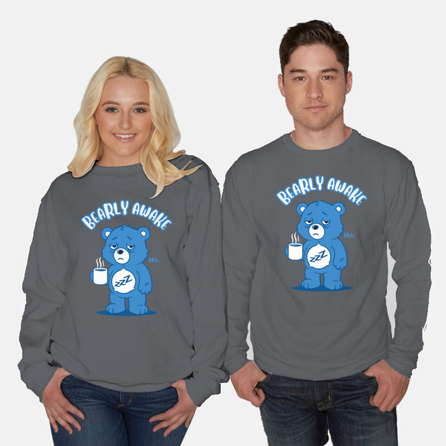 Sleepy Bear-Unisex-Crew Neck-Sweatshirt-Tronyx79