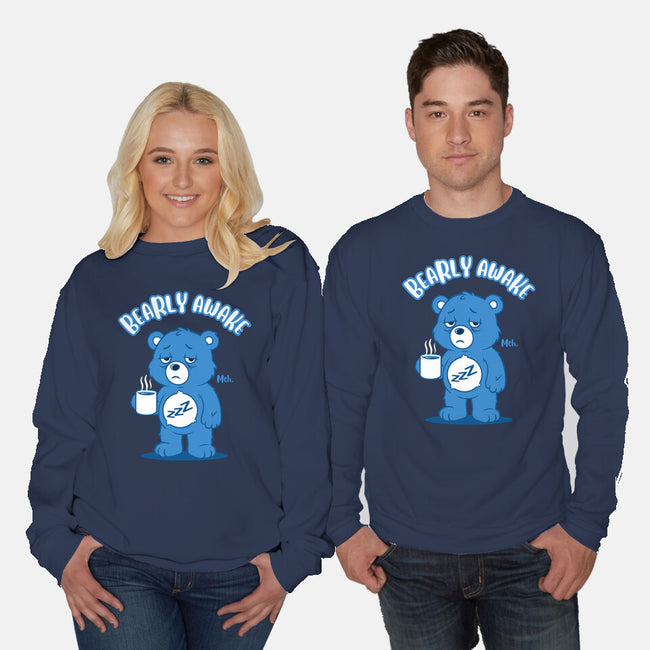 Sleepy Bear-Unisex-Crew Neck-Sweatshirt-Tronyx79