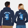 Sleepy Bear-Unisex-Zip-Up-Sweatshirt-Tronyx79